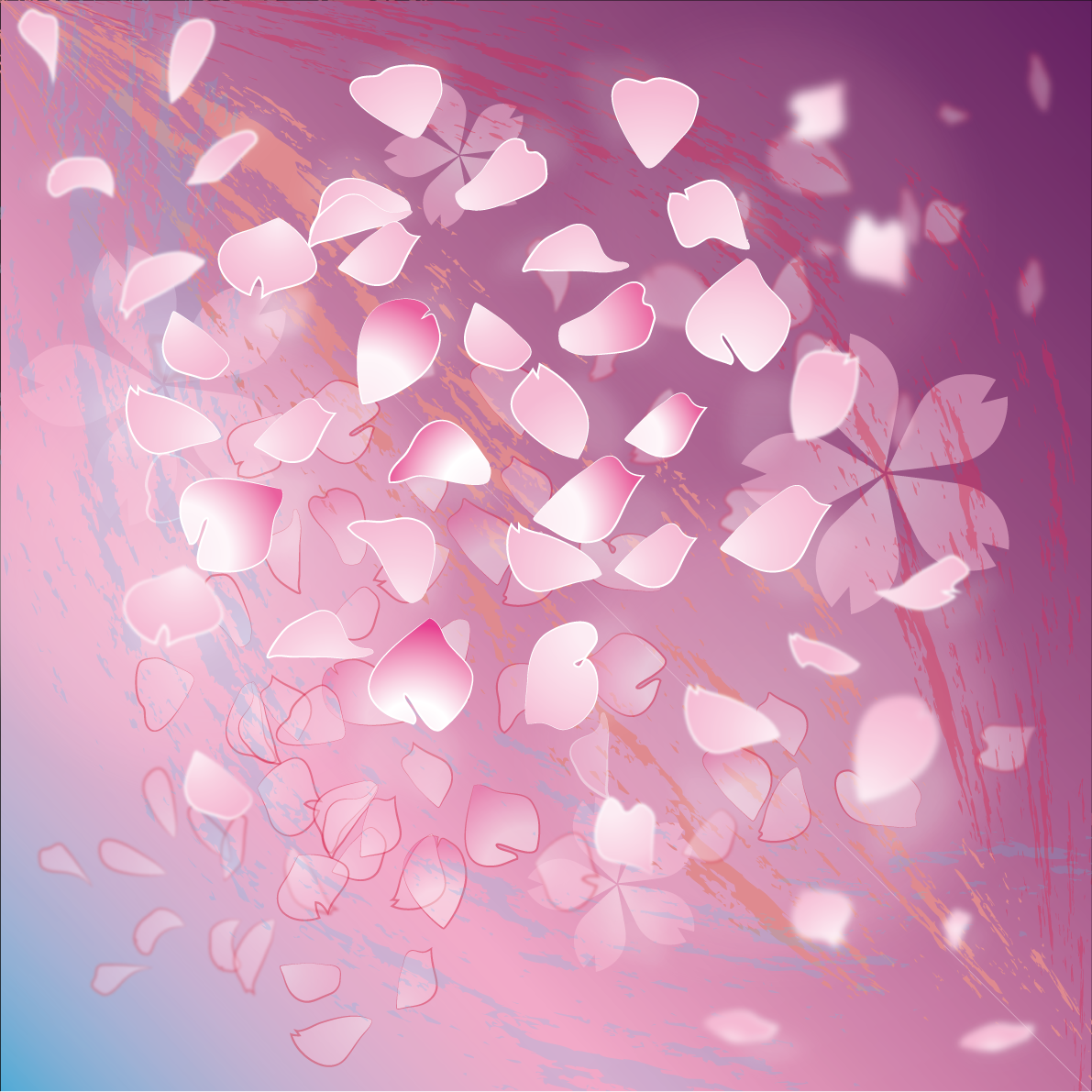 桜 背景 イラスト無料 フリー91077に写真・文字を入れる