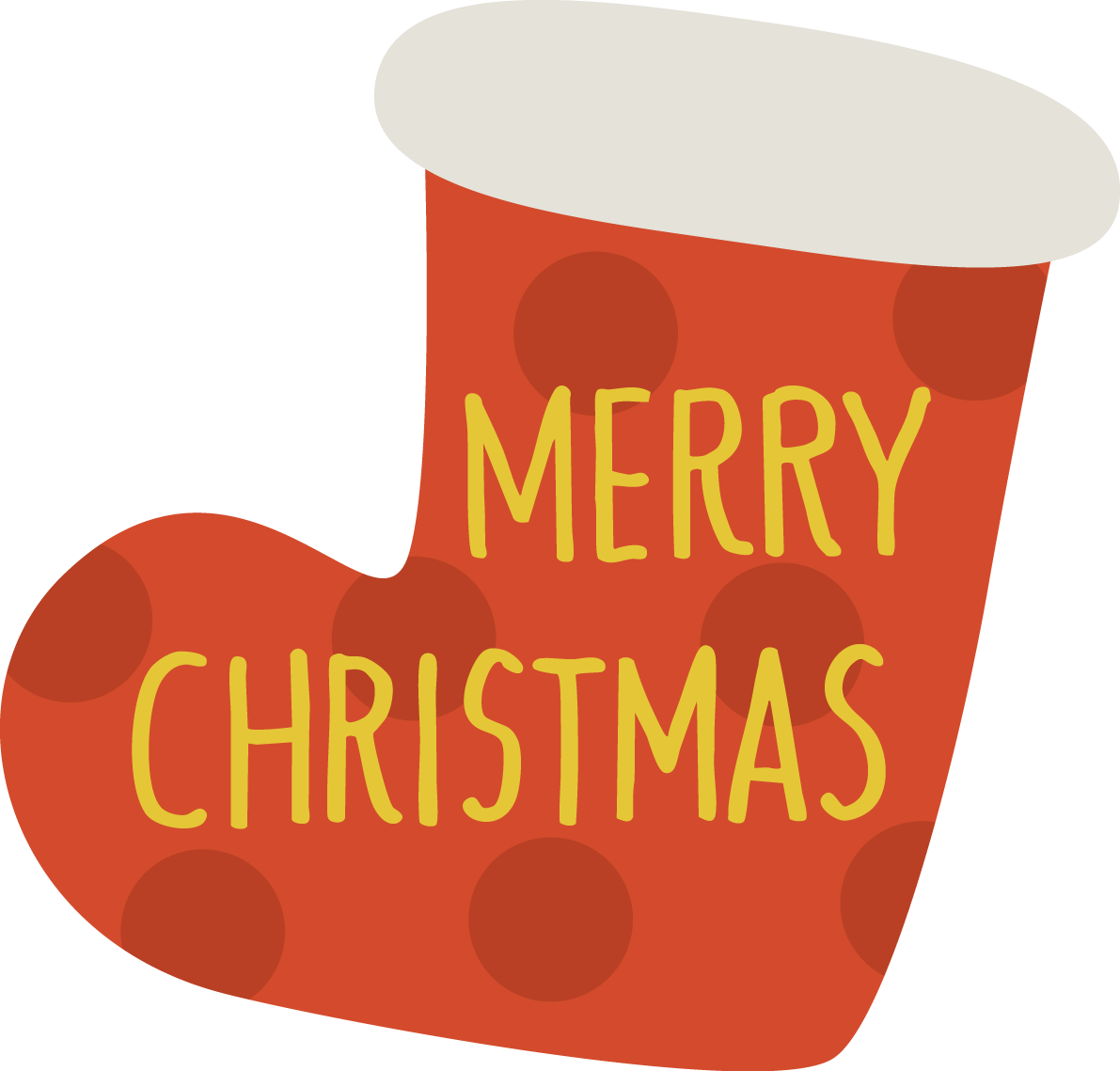 ブーツにMERRY CHRISTMASのロゴ かわいい 文字 クリスマス イラスト 無料 フリー91981に写真・文字を入れる