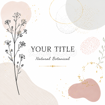 ナチュラルアートデザインテンプレート【無料・商用フリー】92732