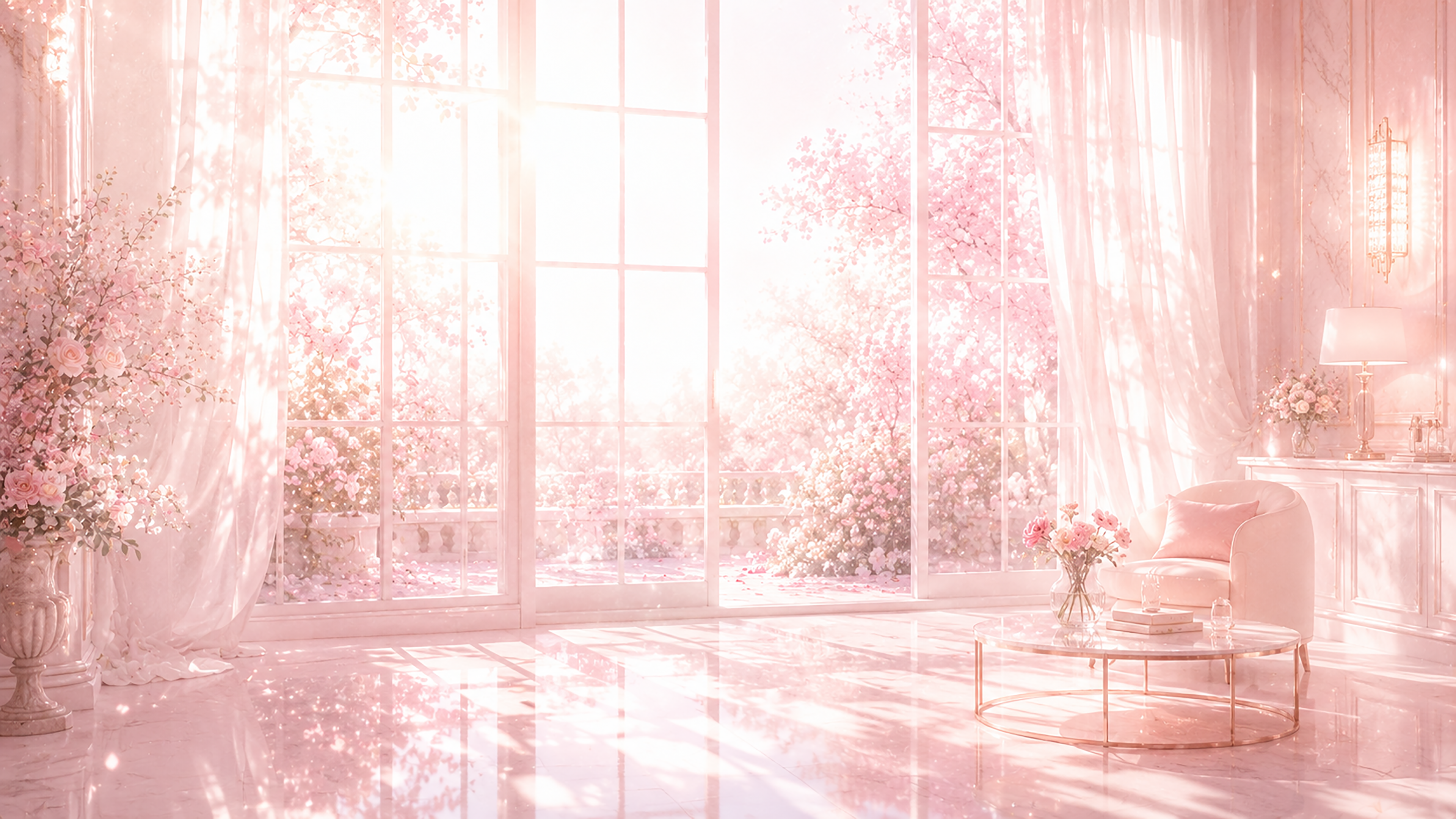 Pink Window Glow 背景素材【無料PNG】93600に写真・文字を入れる