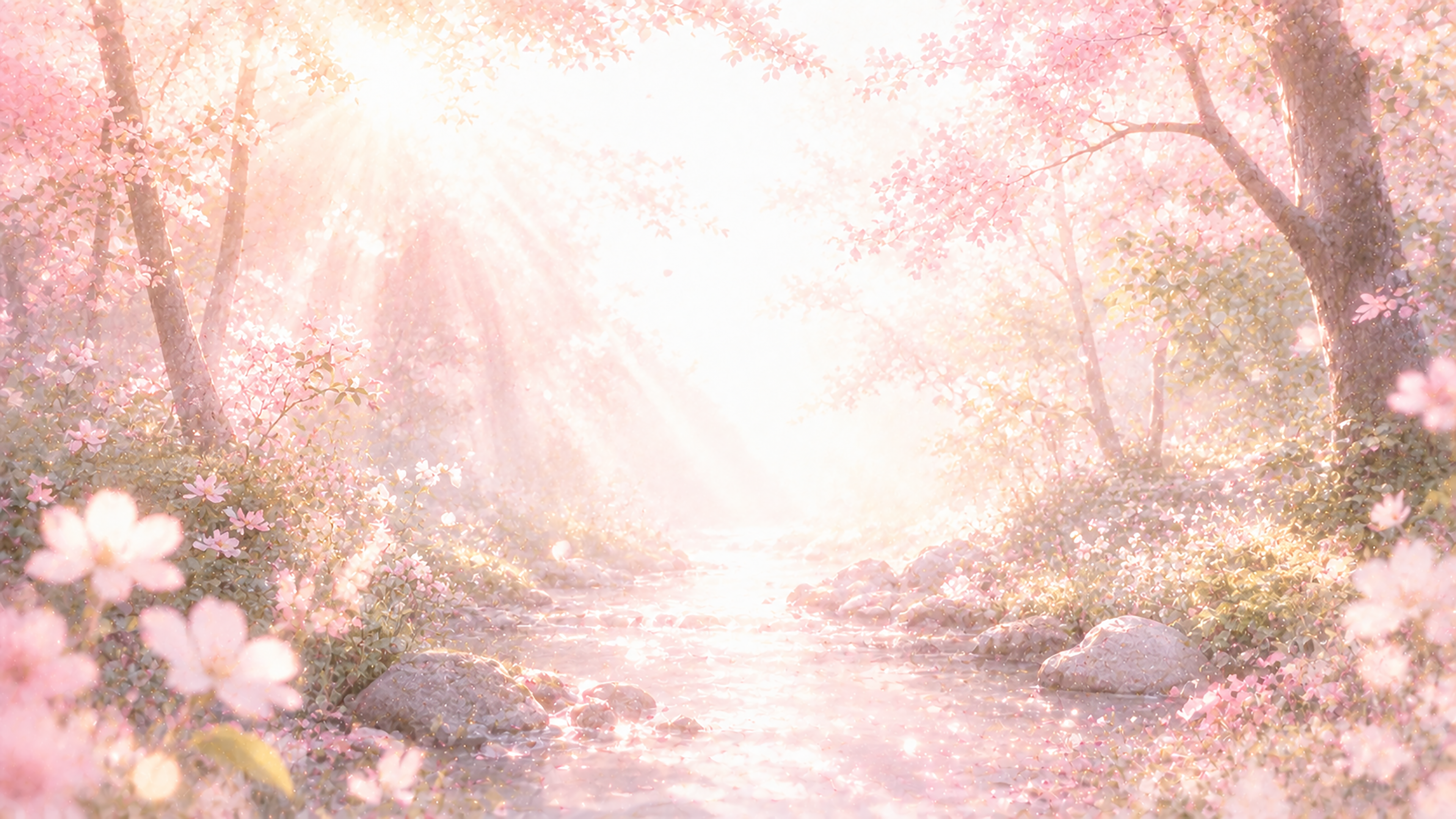 Pink Nature Harmony 背景素材【無料PNG】93609に写真・文字を入れる