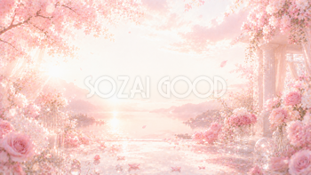 Premium Pink Masterpiece 背景素材【無料PNG】93610