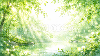 Premium Green Masterpiece 背景素材【無料PNG】93623
