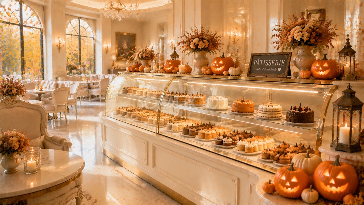 ホテルハロウィン背景素材【無料・高画質PNG】94181