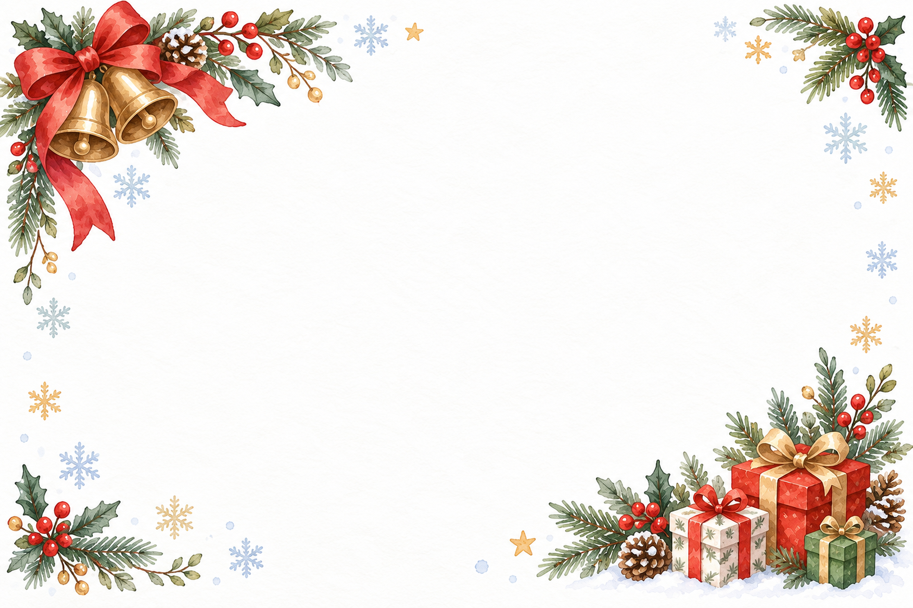 クリスマスイベントのSNS告知のPOPフレーム｜文字なしの無料イラスト 97847に写真・文字を入れる