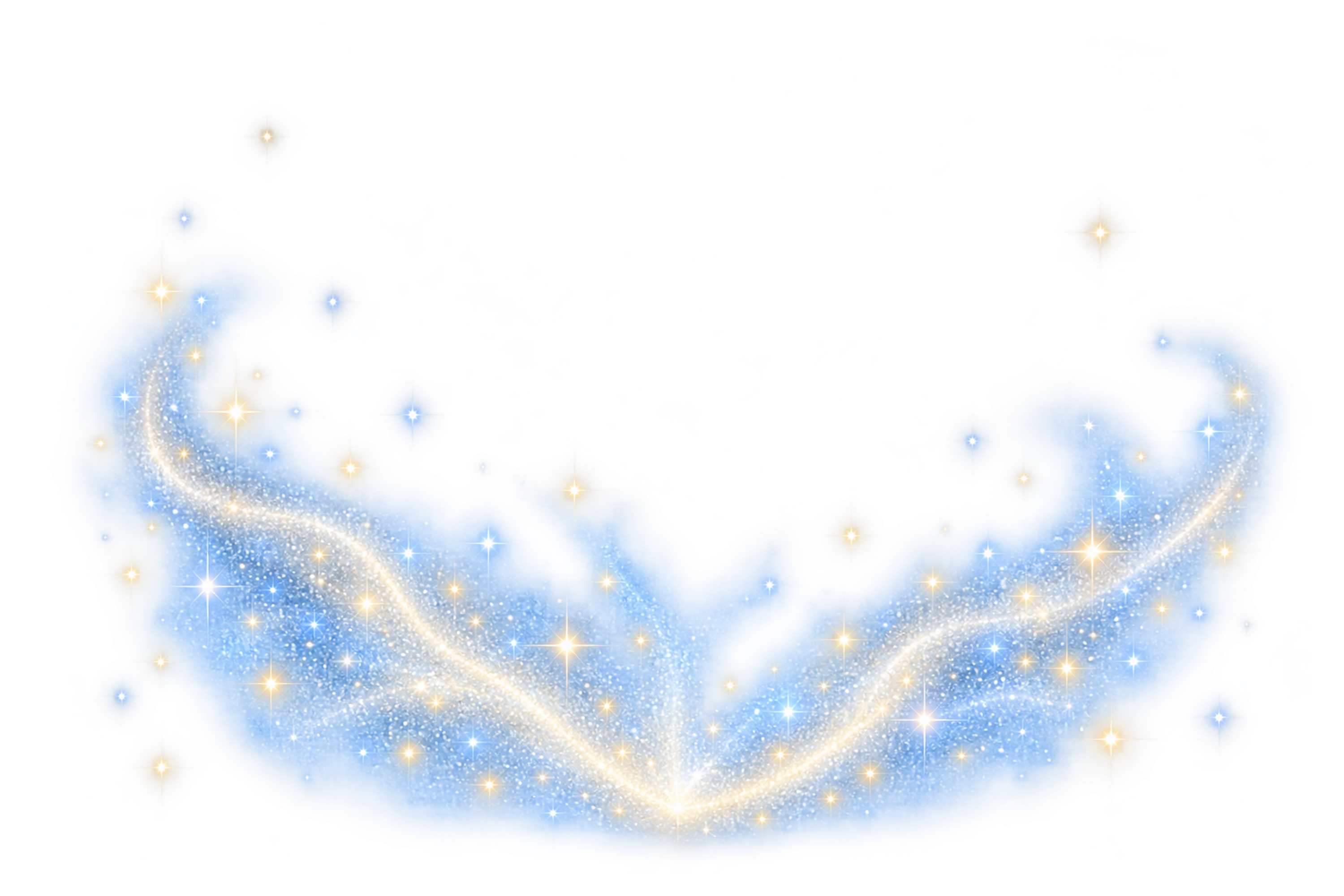 下から広がる星の光の無料イラスト 98798に写真・文字を入れる