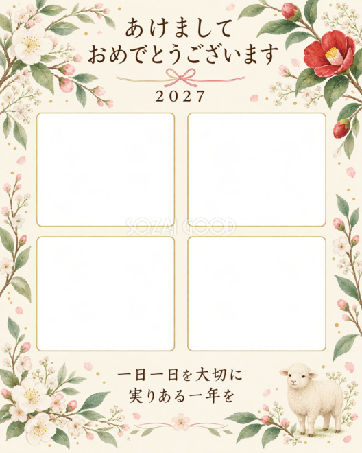 草花と四季の写真