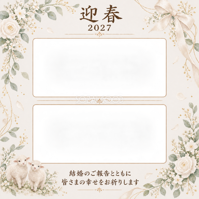 白い小花と二枚の思い出