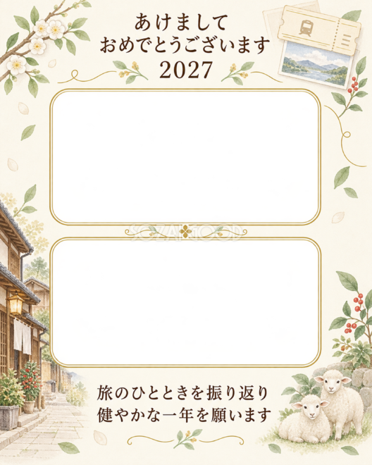 温泉街の旅の思い出