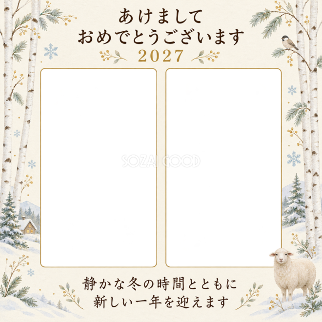 白樺の森のふたり