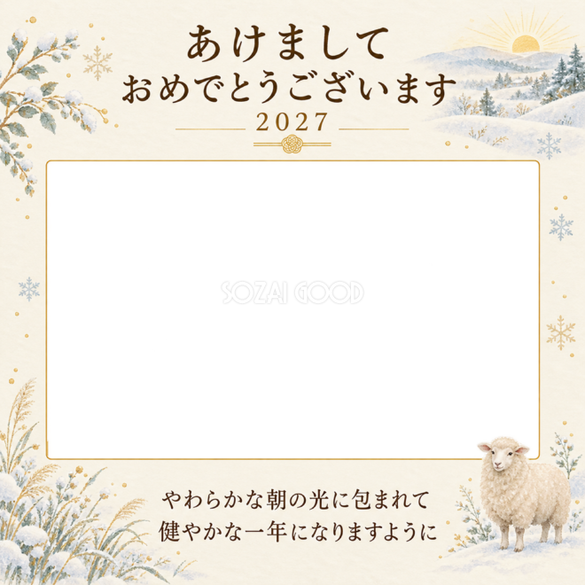 冬の朝日の便り