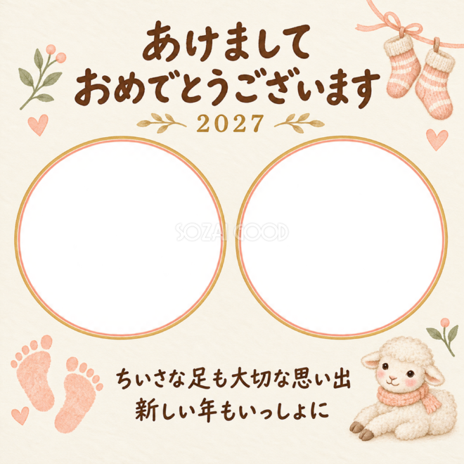 ちいさな靴下と新年