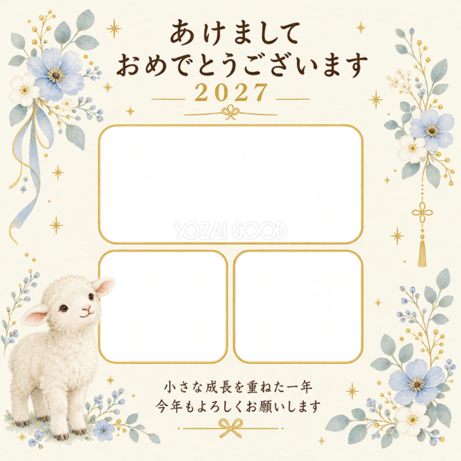 三枚の小さなアルバム