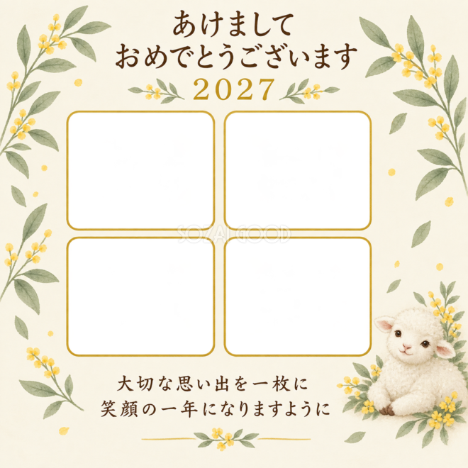 四枚の小花アルバム