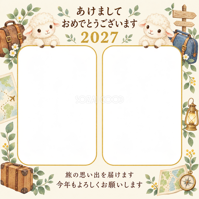 ふたりの旅のかばん