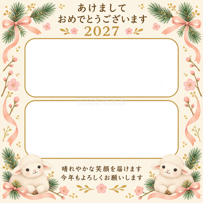 若松と桃色リボン