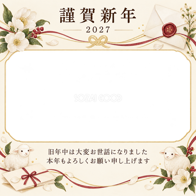祝う結び目・白い花 祝う結び目・白い花
