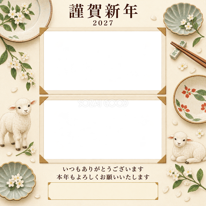 アルバムの一頁・皿 アルバムの一頁・皿