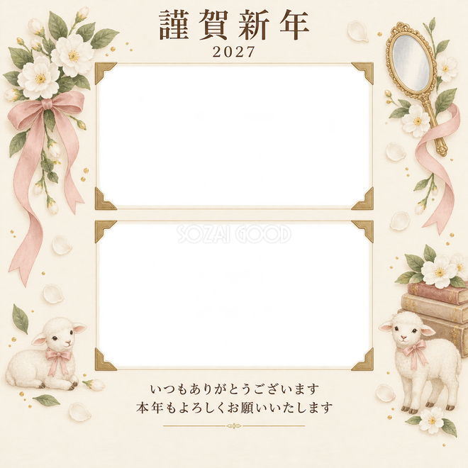 アルバムの一頁・白い花