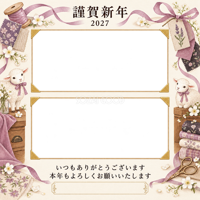 アルバムの一頁・細いリボン