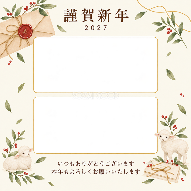 余白を生かす和・手紙