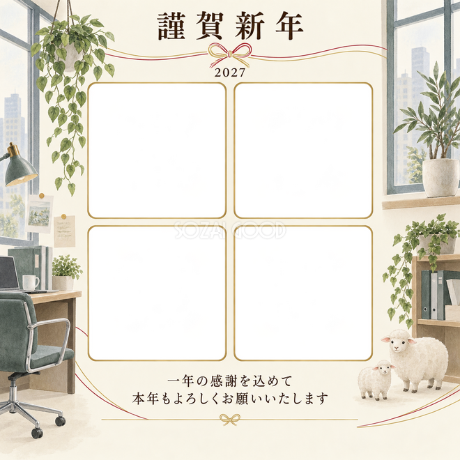 祝う結び目・窓
