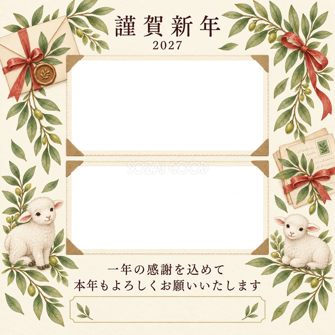 余白を生かす和・手紙