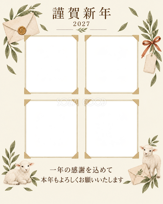 写真をすっきり・手紙