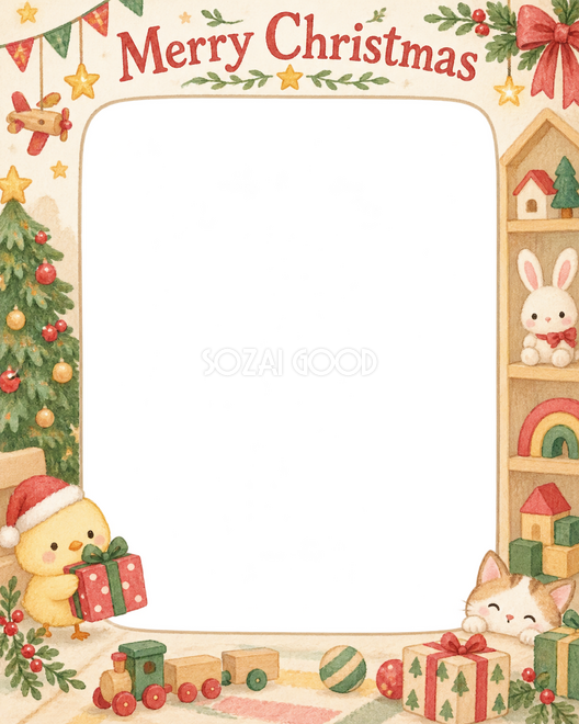 ひよこと贈り物のクリスマス枠