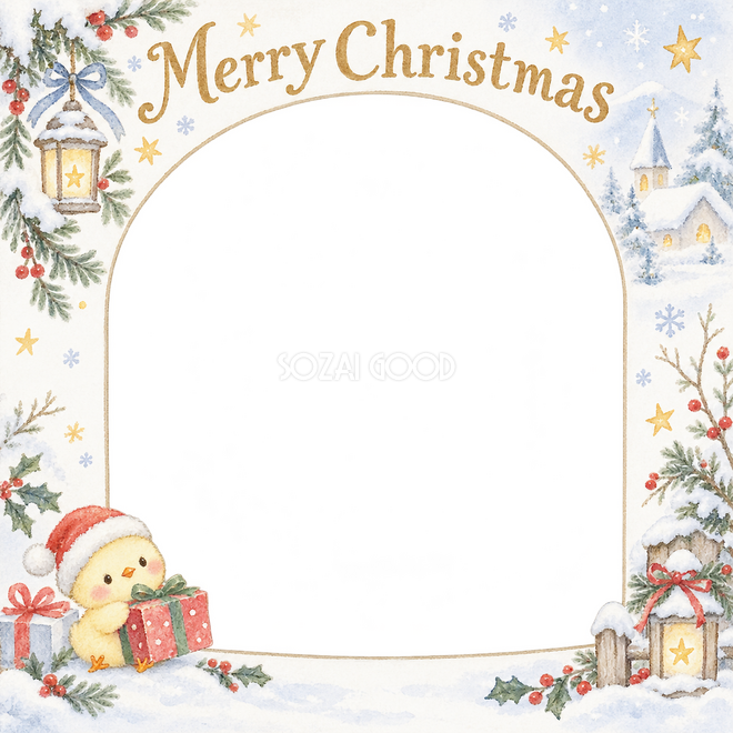 ひよこと贈り物のクリスマス枠