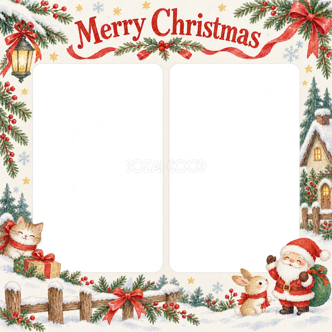 雪の家のクリスマス枠 雪の家のクリスマス枠