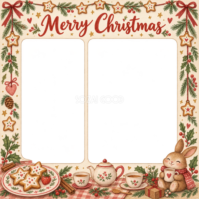 クッキーの星のクリスマス枠