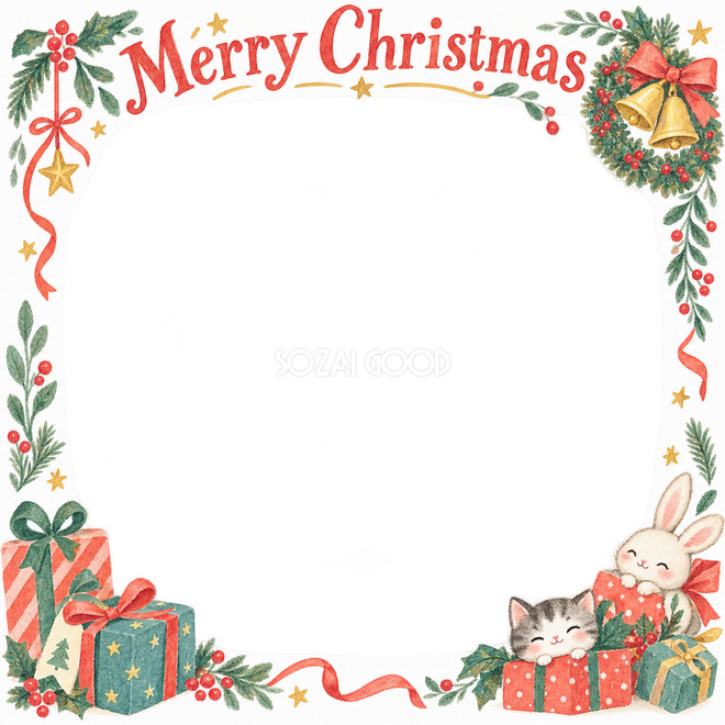 リースとベルのクリスマス枠