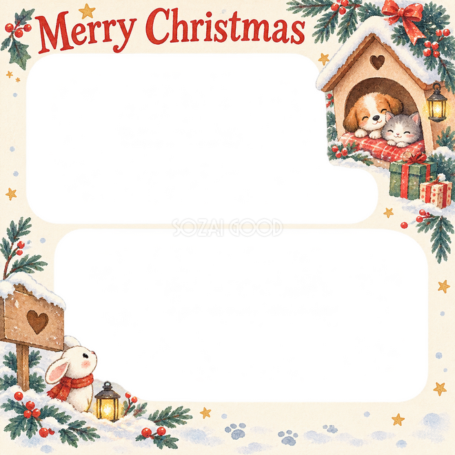 小さなペットハウスのクリスマス枠 小さなペットハウスのクリスマス枠