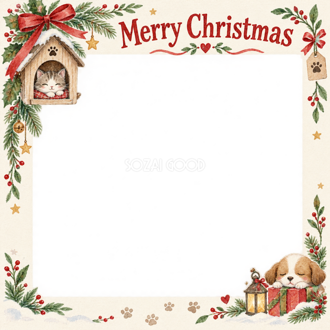 小さなペットハウスのクリスマス枠